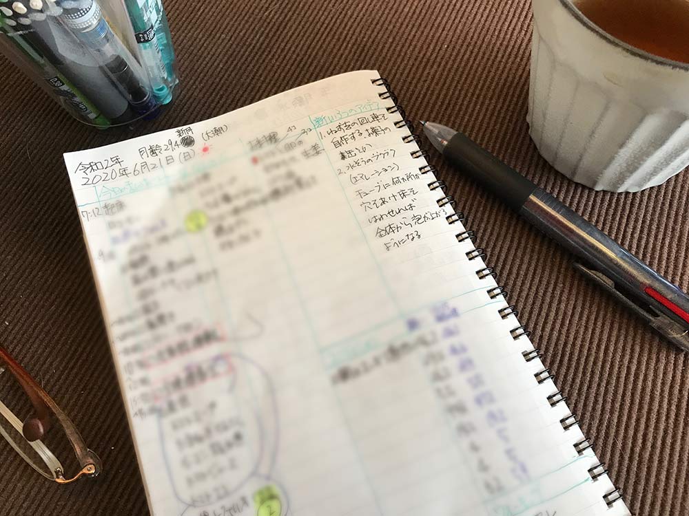 【毎週課題に挑戦中*第1週-2】「ノートに、3つのアイデアを書いてみる」