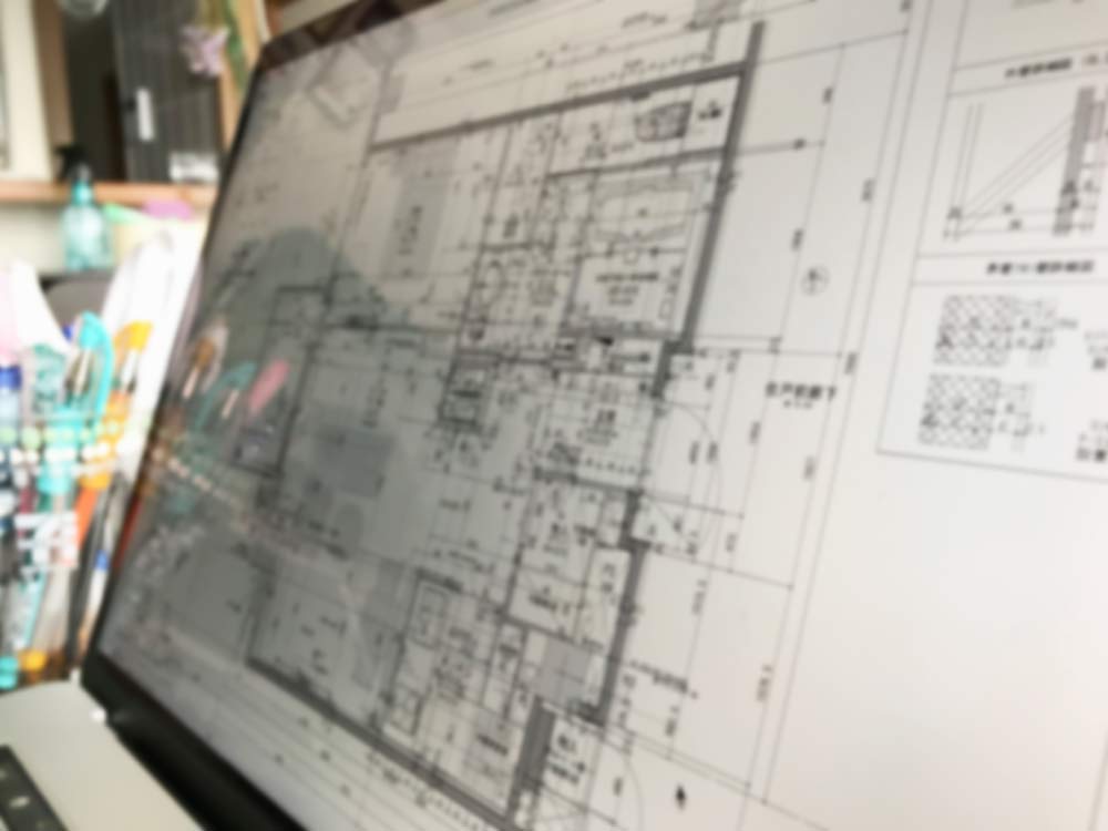 設計士さんが書いた平面図をわかりやすく書き起こす
