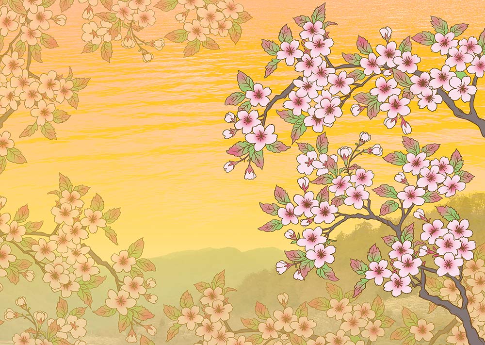 【はぴもりのイラスト007】「桜」