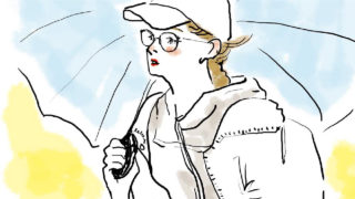 【はぴもりのイラスト003】「ファッション誌の少女」